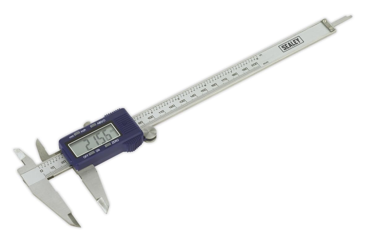 Sealey Ak9622Ev Digital Vernier Caliper 0-200Mm/0-8