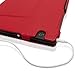 iGadgitz Premium Executive Red PU Leather Case Cover for Sony Xperia Z4 Tablet SGP712 SGP771 with Multi-Angle Viewing Stand + Auto Sleep Wake + Hand Strap + Screen Protector