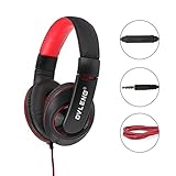Dragon ®wired X13 3.5mm Professional Hifi Studio Stereo Cellphone Headphones Headset W/microphone ,Bass Omnidirectional Stereo Sound, 2.0 Speaker