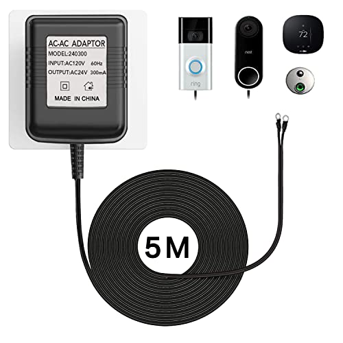 KONLEMEI Doorbell Power Adapter for Ring, 24V Universal Transformer