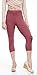LMB Lush Moda Extra Soft Capri Leggings - One Size - Variety of Colors - Mulberry