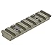 UTG PRO 8-Slot M-LOK(R) Picatinny Rail Section, FDE Cerakote(R)