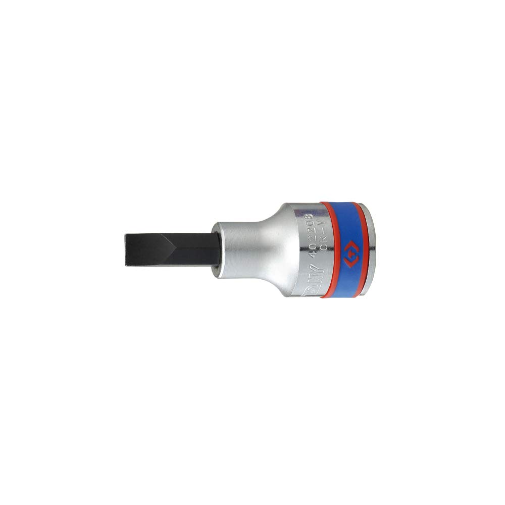 KING TONY 402216 Socket 1/2" Con Bit Ranurada 16x2.5 for DIYers & Professionals, Ideal for Repair and Installation tasks