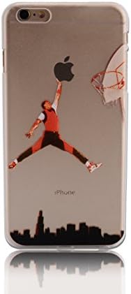 Goldgift Nba Basketball Player Star Michael Jordan Phone Case for Iphone 6s 6 Back Cover (04)