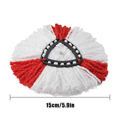 3 stuks vervangende wismop voor Vileda O-Cedro microvezel, navulverpakking voor Spin Mop 360 draaibaar - Afbeelding 4