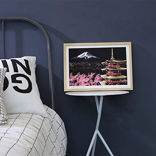 Scratch Art Paper DIY Night View Scratchboard Wooden Stylus for Adult and Kids, Size 11.2''x16'' (Mount Fuji) - Thumbnail 4