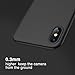 iPhone X Case, RANVOO Ultra Thin Slim Fit Matte Coated Finished Soft TPU Anti-fingerprint Cover Case for iPhone X - 5.8 Inch - Black