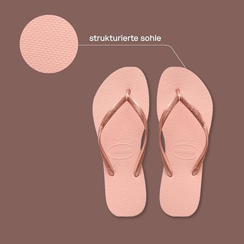 Slim Damen Flip Flops Ballet Rose 39/40 EU