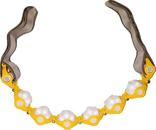 House Of Sensation full body Hand Massage Rope belt yoga massage Shoulder Back Waist legs Pull back device Pleiotropic roller Pack of 1 (Yellow)