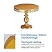 VILAVITA Gold Cake Stand Set of 3, diameter 8