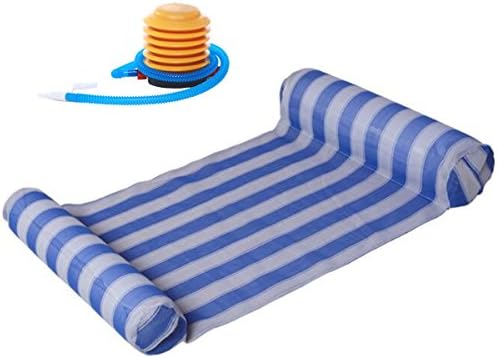 Pampel Inflatable Swimming Pool Float Hammock Lounge, Comfortable Pool Lounger