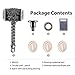 MAYBO SPORTS Wiitin Thor's Battle Hammer Fidget Spinner with Zipped Storage Bag, The Mighty Mjolnir Toy Made by Metal - Pearl Black