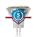 SANSUN 3W MR11 LED Landscape Light Bulbs, Low Voltage 12V 20W Halogen Replacement for Outdoor Landscape Spotlight and Track Light, GU4 Bi-Pin Base, Daylight White 4000K, Non-Dimmable, (Pack of 4)