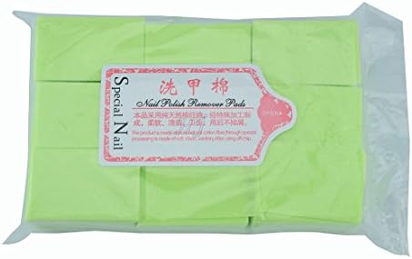 111gram/bag Solid Durable Lint-Free Wipes 100% Cotton Nail Tools Bath Manicure Gel Nail Polish Remover Green