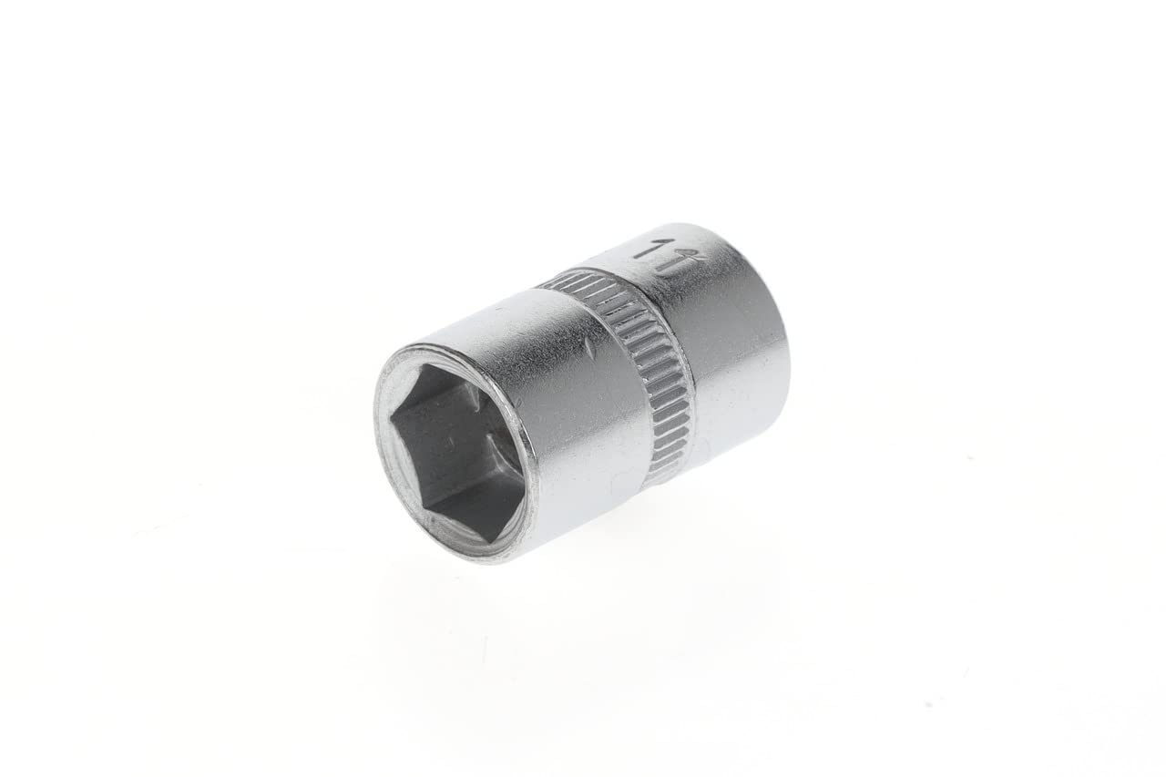 GEDORE Socket, 1/4" 6.3 mm drive, Hexagonal, 11 mm width, Tool, 20 11, Chrome-plated steel