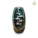 MountainMist Backflow Incense Burner | Incense Burner Holder | Premium 10 Pack Waterfall Backflow Incense Cones Included | Perfect Ornament Holder or Room Scent Diffuser | Bakhoor Burner Zen Decor