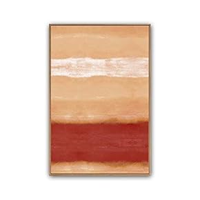 Framed Canvas Wall Art Abstract Color Block Canvas Prints Home Artwork Decoration for Living Room,Bedroom - 16x24 inches