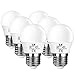 LE 3W G14 E26 LED Bulbs, 25W Incandescent Bulb Equivalent,Not Dimmable, 200lm, Warm White, 2700K, 180 Beam Angle, LED Light Bulbs, E26 Medium Base, Pack of 6 Units
