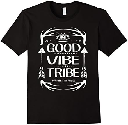 Mens Good Vibe Tribe My Positive Vibes T-shirt 2XL Black