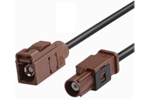 QQEURZSF FAKRA Male to Female Reverse Camera Video Cable Adapter Coaxial Cable SYWV50-2/RTK031 FAKRA A B C D E F G H I K Z Co