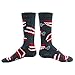 Wright Avenue Clacker Chattering Teeth Novelty Cotton Mens Crew Sock ( Gray - Large )