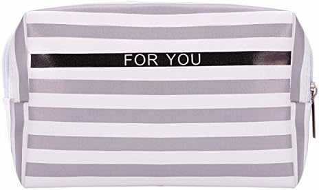 Makeup Bag,HOYOFO Waterproof Travel Wash Bag Large Cosmetic Case Toiletry Bag Vanity Case with Handle for Women (SS)