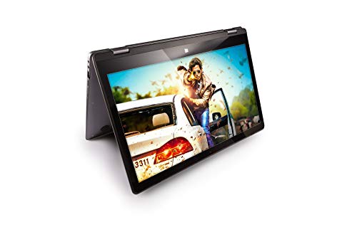 Fusion5 13.3″ Convertible 360° T80 Windows Laptop – (Full HD, Multi Touch Screen, 360° Convertible, 4GB RAM, 64GB Storage, Windows 10, WIFI, Bluetooth, Intel quadcore, IPS Display) (Renewed)