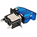 ESUPPORT Car Blue Cover Blue LED Light Rocker Toggle Switch SPST ON OFF Pack of 5