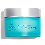 TULA Probiotic Skin Care Hydrating Day and Night Cream, Anti Aging Facial Moisturizer with Turmeric Root Extract, 1.7 oz.