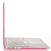 MOSISO Plastic Hard Shell Case Cover Compatible MacBook Air 13 Inch (Models: A1369 and A1466), Rose Red