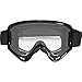 Oakley XS O-Frame MX Goggles (Jet Black Frame/Clear Lens, One Size)