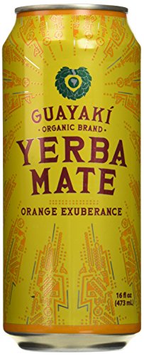 Guayaki Yerba Mate, Orange Exuberance, 16 Oz (Pack of 12) Guayaki Yerba Mate, Orange Exuberance, 16 Oz (Pack of 12)