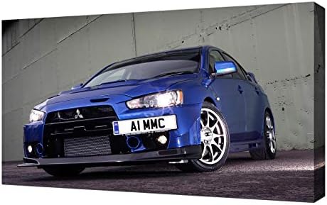 Lilarama 2010-Mitsubishi-Evo-X-FQ400-V1-1080 - Canvas Art Print - Wall Art - Canvas Wrap