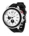 Vestal Men’s YATCS02 “Yacht” Stainless Steel Watch with Black Rubber Strap