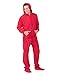 Footed Pajamas - Heatwave Hoodie Adult Chenille - Medium