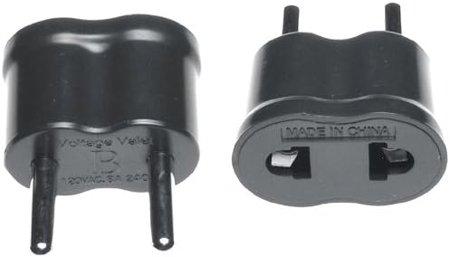 International plug adaptor for use in Continental Europe.