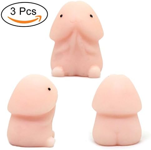3PCS Squishy Cute Slow Rising Toys, Focus Abreact Healing Toy Adorable Soft Squeeze Fun Joke Gift