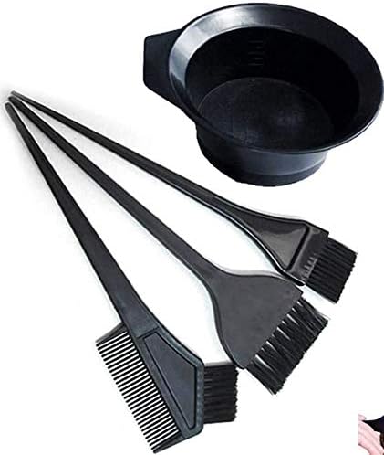 eMKay® 4 Pcs HAIR DYE COLOURING BOWL AND BRUSH KIT - Image 3