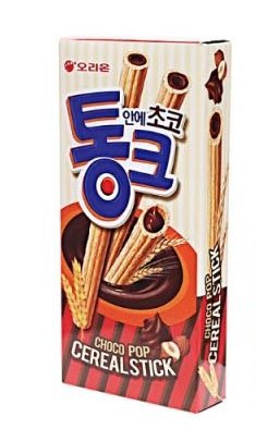 Orion Chocolate Cream Filled Tonk Choco Pop Cereal Stick 44g (2 Pack)