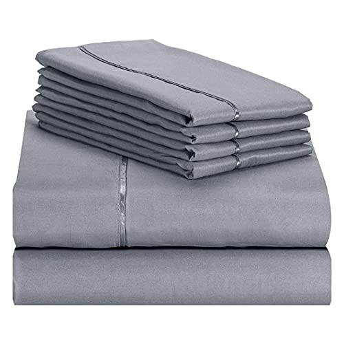 Lexington Bamboo Elegance 2200 Series 18 inch Deep Pockets 6 PC Bed Sheet Sets ECO Friendly