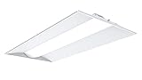 Lithonia Lighting 2x4 LED Troffer Light, Stack