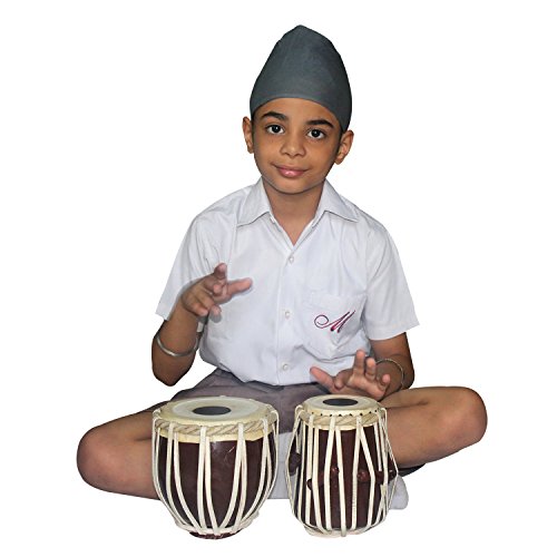 Handmade Authentic Classical Indian Music Instrument Miniature Playing Tabla Set/ Learning or Playing For Kids/ Upto 8 Years / "7 Inch"/ Best Gift for Your Kids