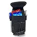 Samsung Galaxy S20 Plus, S20, S10 Plus, S10, S9 Plus, S9, S8 Plus, S8, S7 with Semi-Rugged, Rugged Protective Cases Like Otterbox, Supcase, i-Blason. with Card Holder and Zipper Storage. (Black)