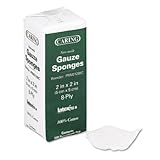 Medline Caring Woven Gauze Sponges, 4 x 4, NonSterile, 8-ply, 200 Sponges