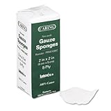 MEDLINE Caring Woven Gauze Sponges, 4 x 4, NonSterile, 8-ply, 200 sponges/pack, Health Care Stuffs