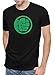 Marvel Comics Avengers Incredible Hulk Logo Men's Soft Black T-Shirt (X-Large)