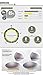 Duco Semi Rimless Sunglasses For Prescription Glasses Unisex Polarized Sunglasses 8953T (Black Frame Gray Lens, Lens Height-40MM)