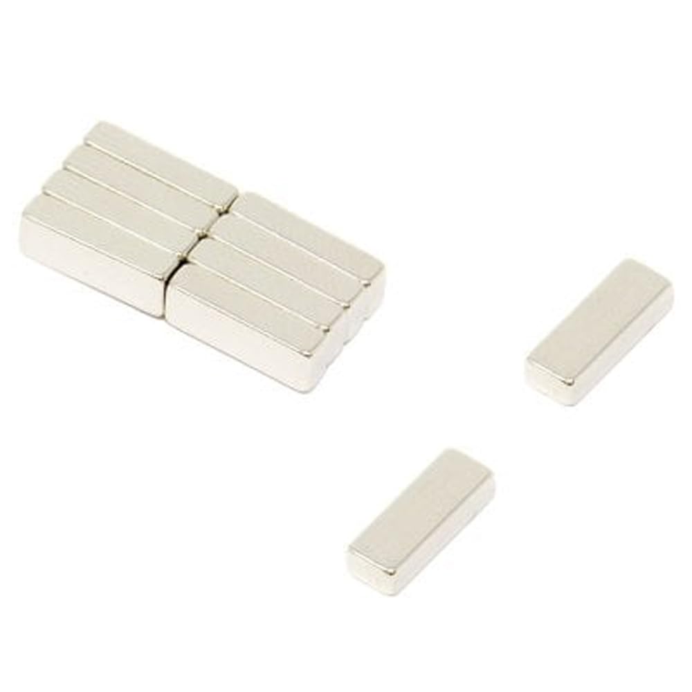 N45 Neodymium Magnet for Arts, Crafts, Model Making, DIY and Hobbies - 10mm x 3.5mm x 2.25mm thick - 0.9kg Pull - Pack of 10