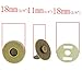 PEPPERLONELY Brand, 20 Sets Antiqued Bronze Purse Magnetic Snap Clasps Closesure for Purse Handbag 18mm(6/8
