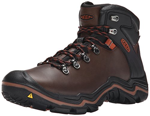 KEEN Men's Liberty Ridge Outdoor Boot, Bison/Gingerbread, 9.5 M US